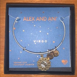 Alex and Ani Virgo Charm Bracelet With Birthstone
